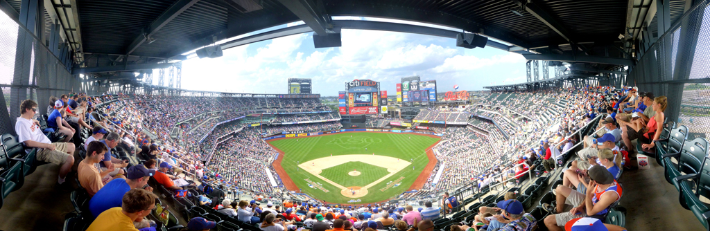 Citi Field Panorama - Behind Home Plate View - Bark in the Park
